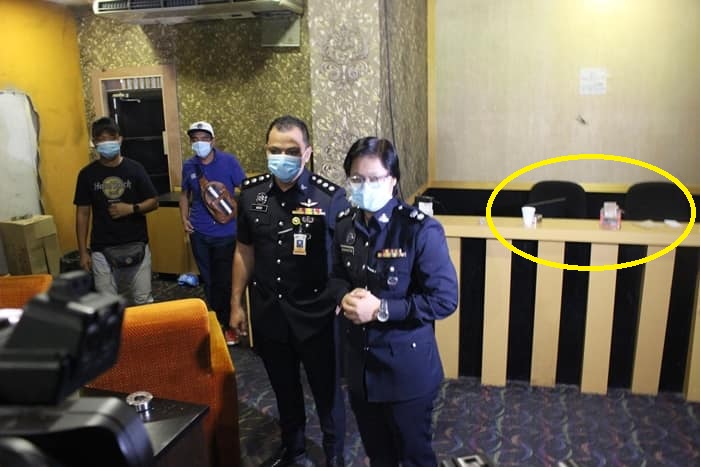 FB Polis Daerah Sg Buloh tunjuk bukti premis jvdi telah ...